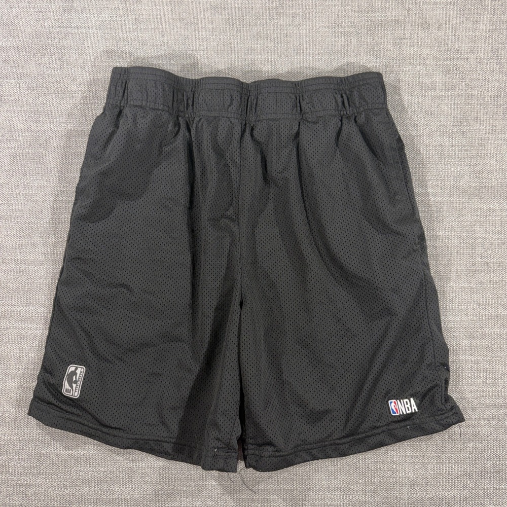NBA Mesh Athletic Shorts Mens Medium Black Excellent Breathable Basketball Gym
